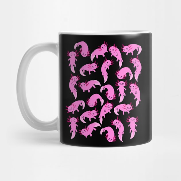 axolotls by absolemstudio